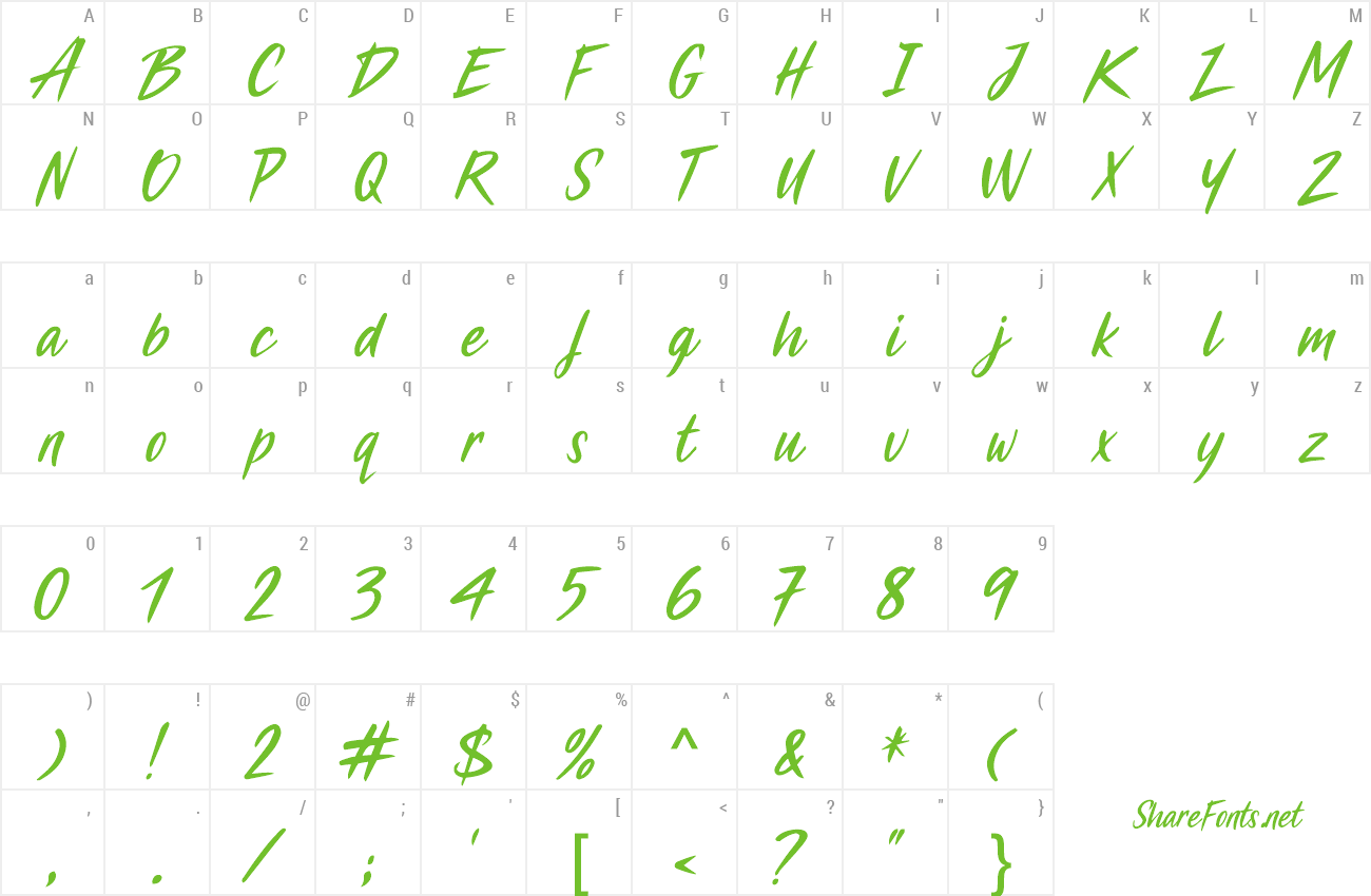 Font Crushed Strike preview